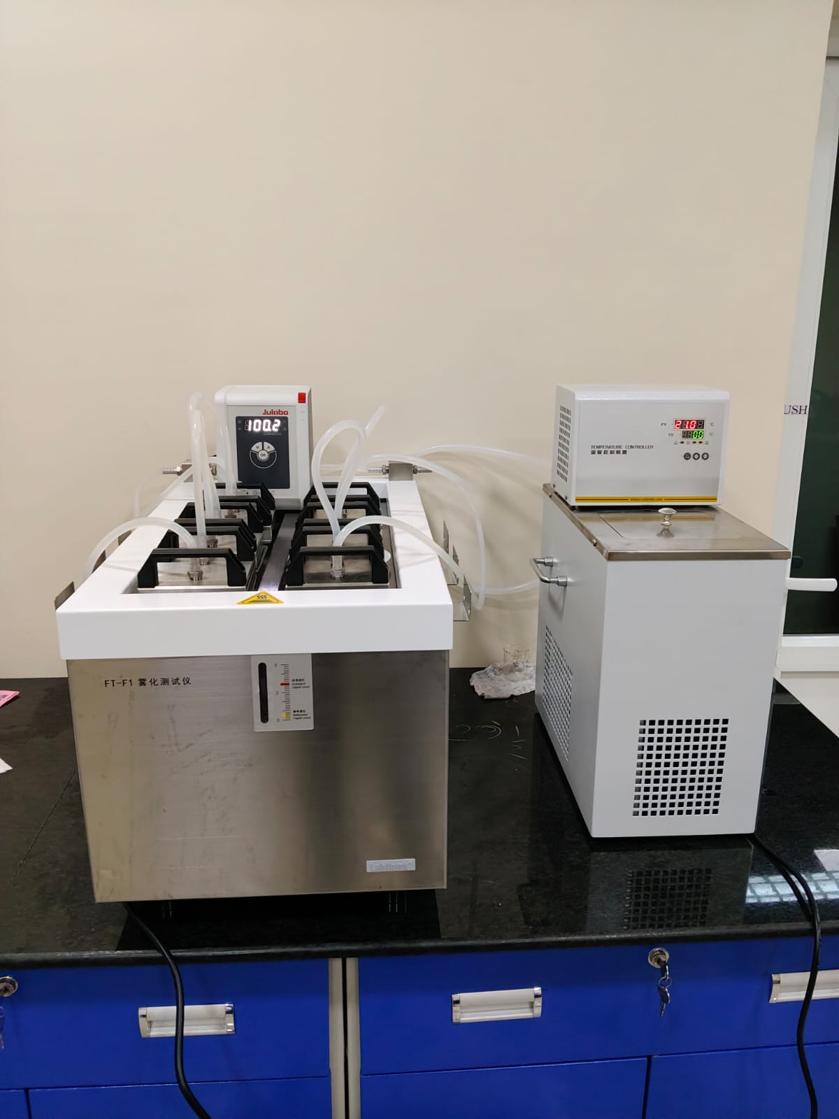FT-F1 fogging tester installation at Chemplast Sanmar in Mettur, Tamil Nadu.