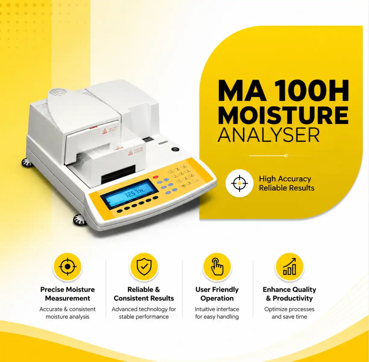 MA 100H halogen moisture analyser