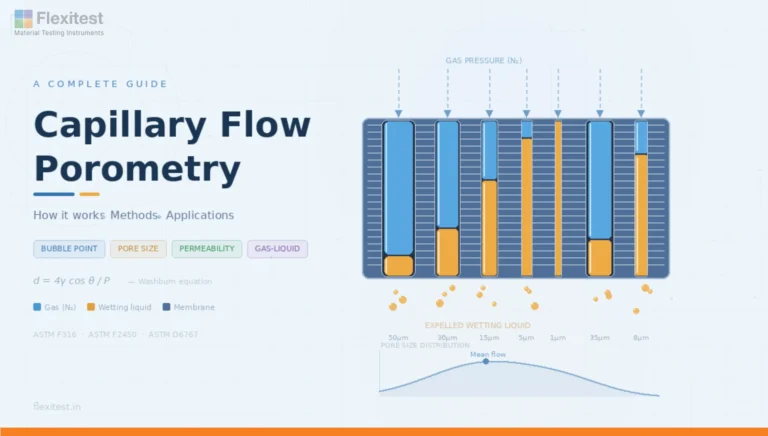 capillary flow porometry complete guide pore size distribution