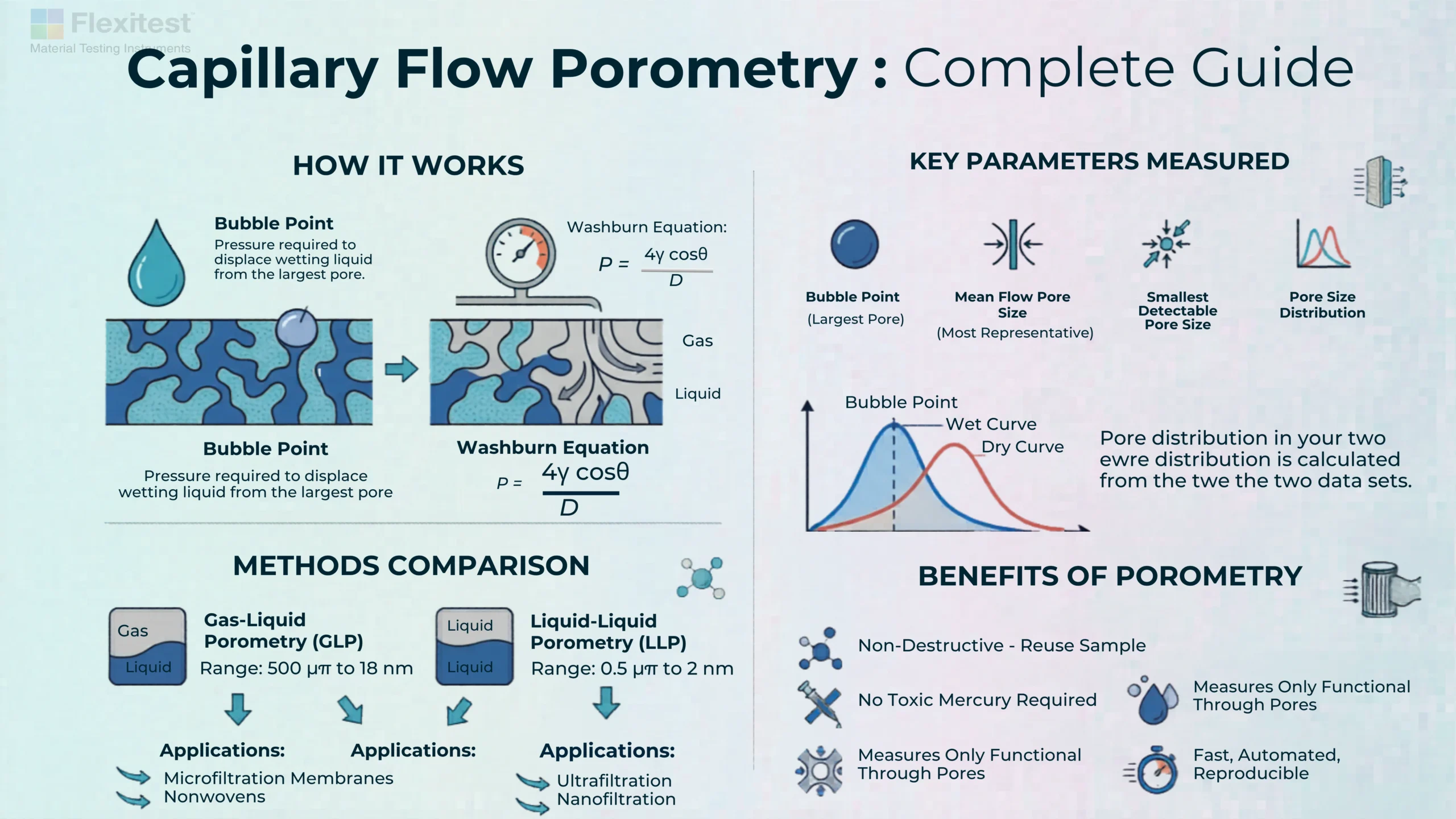 capillary flow porometry