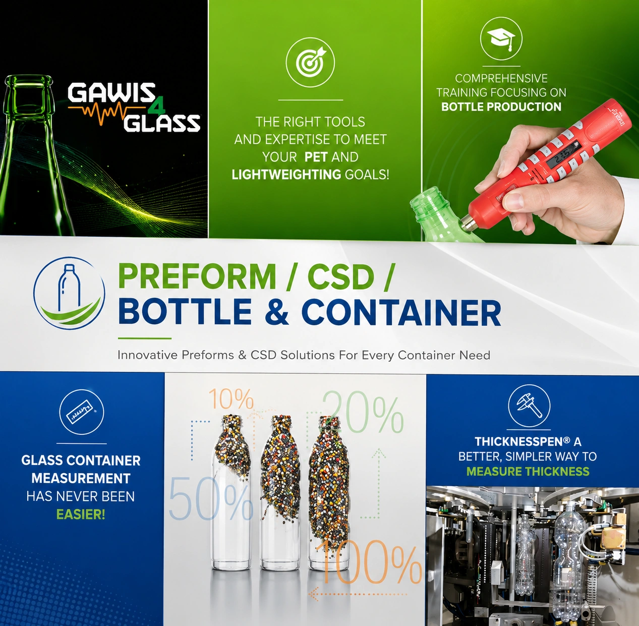 Preform CSD Bottle Container Testing Systems