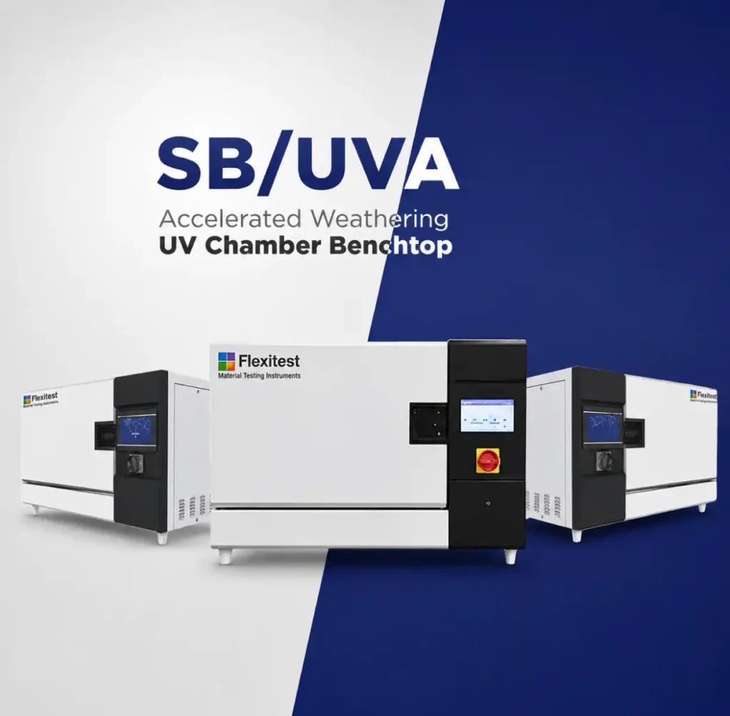 Flexitest SB/UVA Accelerated Weathering UV Chamber Benchtop material testing instruments