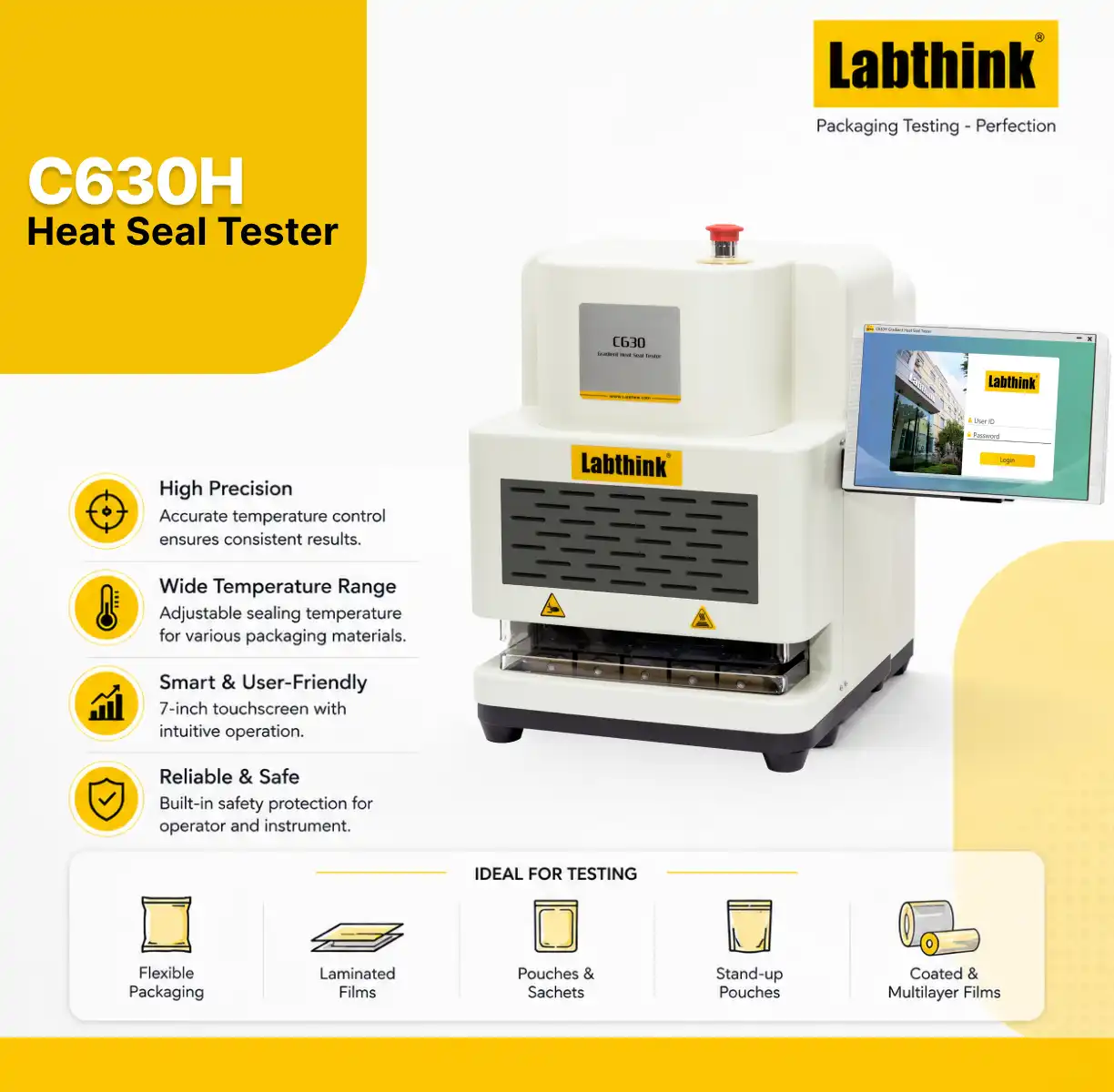 c630 heat seal tester packaging m