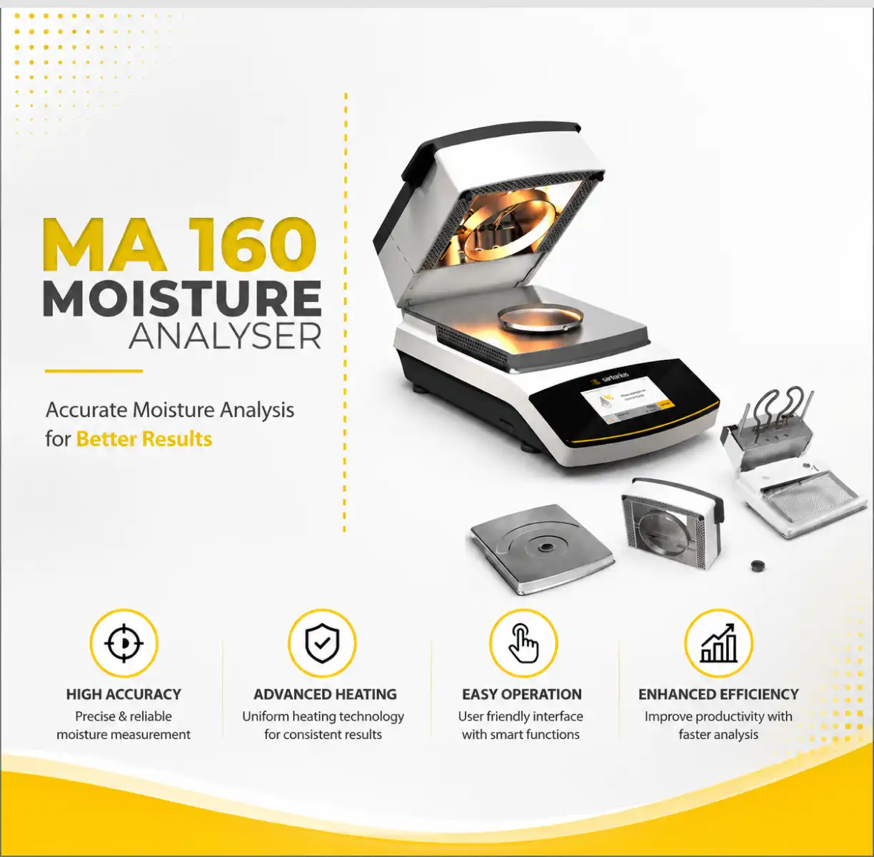 ma 160 moisture analyser banner mobile